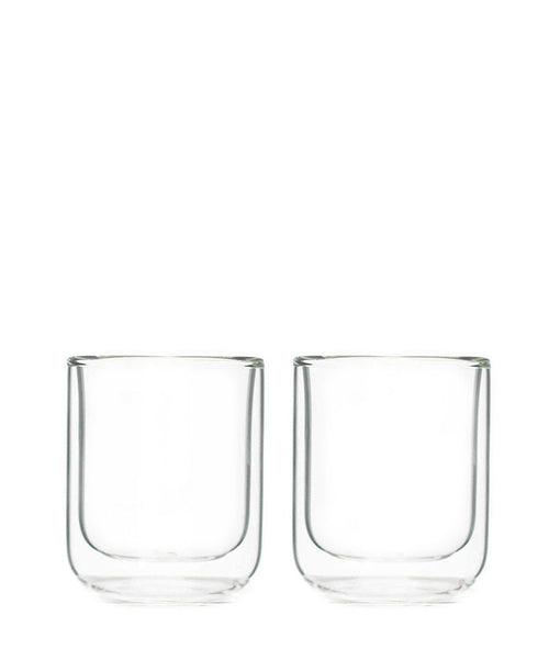 Viva Scandinavian 60ml Double Wall Espresso Mug 2 Piece - Clear