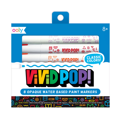 OOLY Vivid Pop! Water Based paint markers in packaging