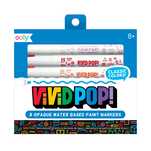 OOLY Vivid Pop! Water Based paint markers in packaging