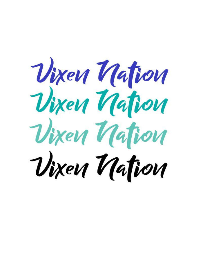 Vixen Nation Decal - OFF-ROAD VIXENS CLOTHING CO.