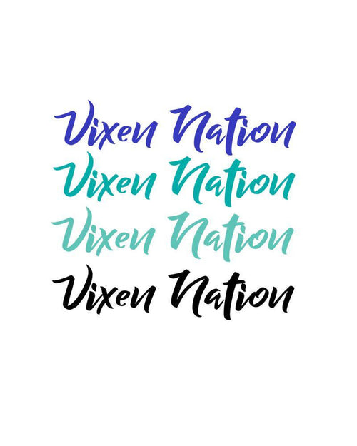 Vixen Nation Decal - OFF-ROAD VIXENS CLOTHING CO.