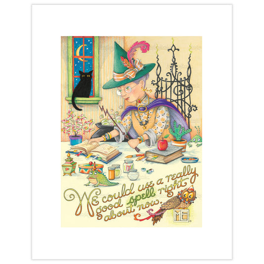 We Could Use A Spell Fine Art Print