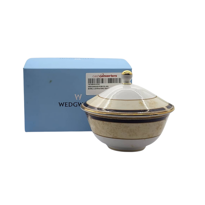 Wedgwood Cornucopia Bone China Bowl W/Lid