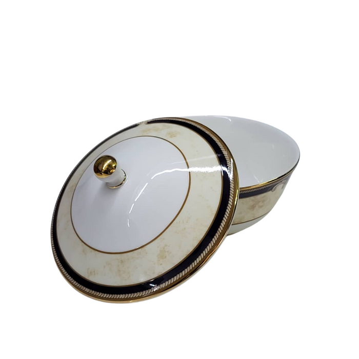 Wedgwood Cornucopia Bone China Bowl W/Lid