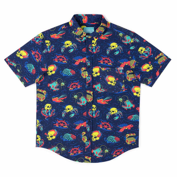 RSVLTS RSVLTS Short Sleeve Shirt What Lies Beneath – Stretch Seersucker Short Sleeve Shirt What Lies Beneath – Stretch Seersucker Short Sleeve Shirt