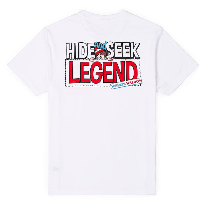 RSVLTS Where's Waldo Crewneck T-shirt Where's Waldo "Hide and Seek Legend" – Crewneck Tee Where's Waldo "Hide and Seek Legend" – Crewneck Tee