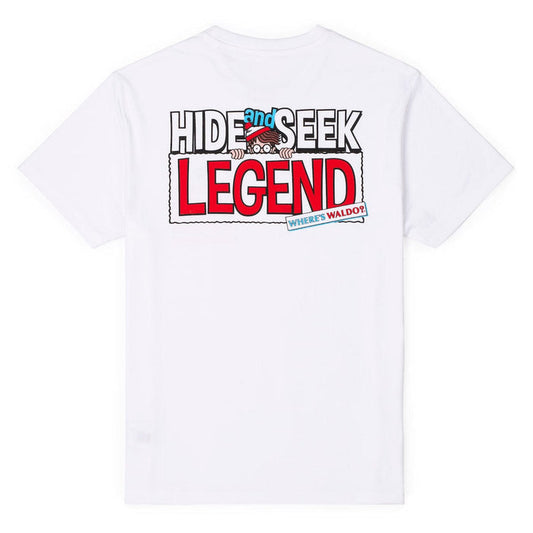 RSVLTS Where's Waldo Crewneck T-shirt Where's Waldo "Hide and Seek Legend" – Crewneck Tee Where's Waldo "Hide and Seek Legend" – Crewneck Tee
