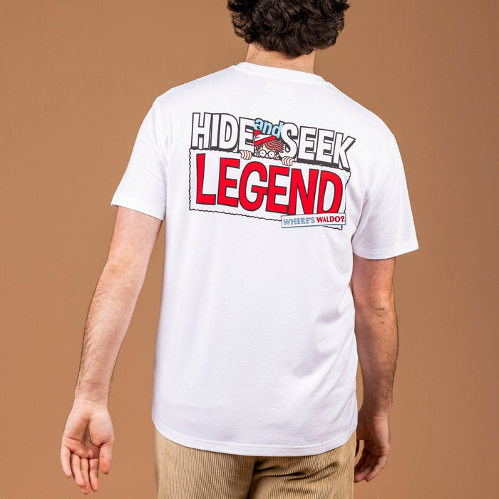 RSVLTS Where's Waldo Crewneck T-shirt Where's Waldo? "Hide and Seek Legend" – Crewneck Tee Where's Waldo? "Hide and Seek Legend" – Crewneck Tee