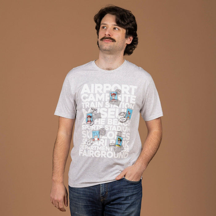 RSVLTS Where's Waldo Crewneck T-shirt Where's Waldo? "The World of Waldo" – Crewneck Tee Where's Waldo? "The World of Waldo" – Crewneck Tee