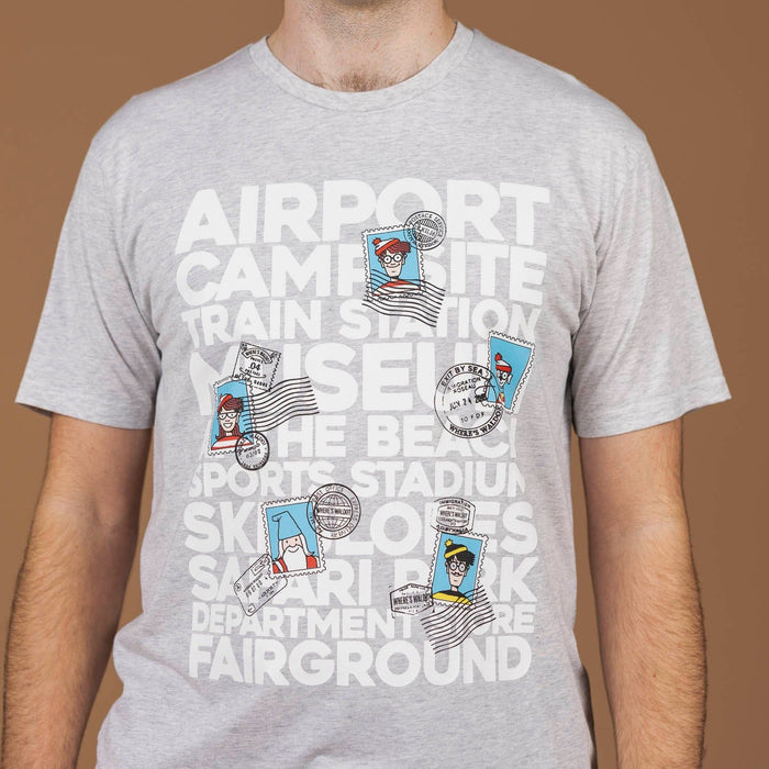 RSVLTS Where's Waldo Crewneck T-shirt Where's Waldo? "The World of Waldo" – Crewneck Tee Where's Waldo? "The World of Waldo" – Crewneck Tee
