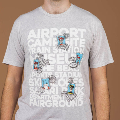 RSVLTS Where's Waldo Crewneck T-shirt Where's Waldo? "The World of Waldo" – Crewneck Tee Where's Waldo? "The World of Waldo" – Crewneck Tee