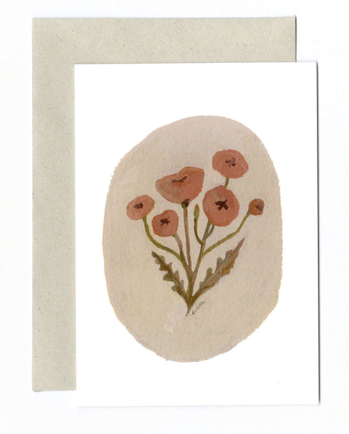 Wild Poppies card