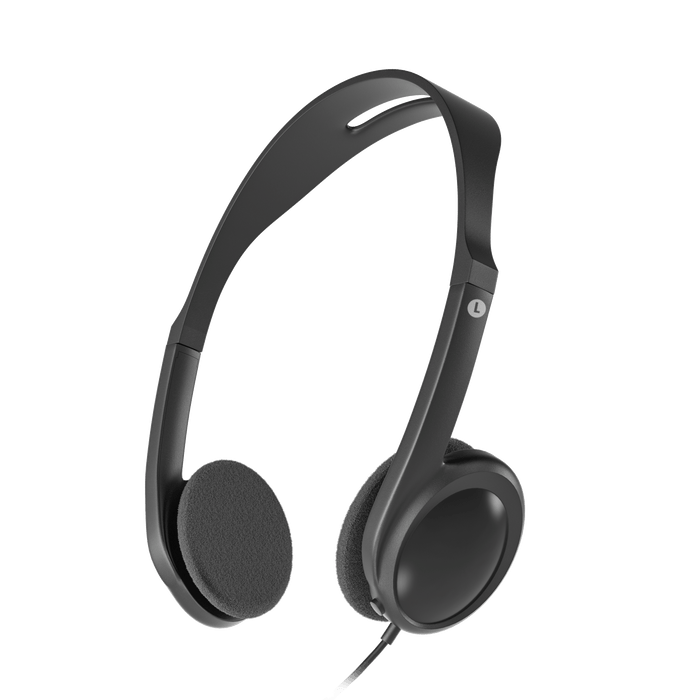 Wired on ear headphones for school classroom students