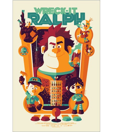 Wreck It Ralph Tom Whalen poster