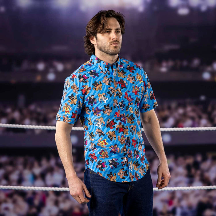 RSVLTS WWE WWE "Big Shots Legends" – KUNUFLEX Short Sleeve Shirt WWE "Big Shots Legends" – KUNUFLEX Short Sleeve Shirt