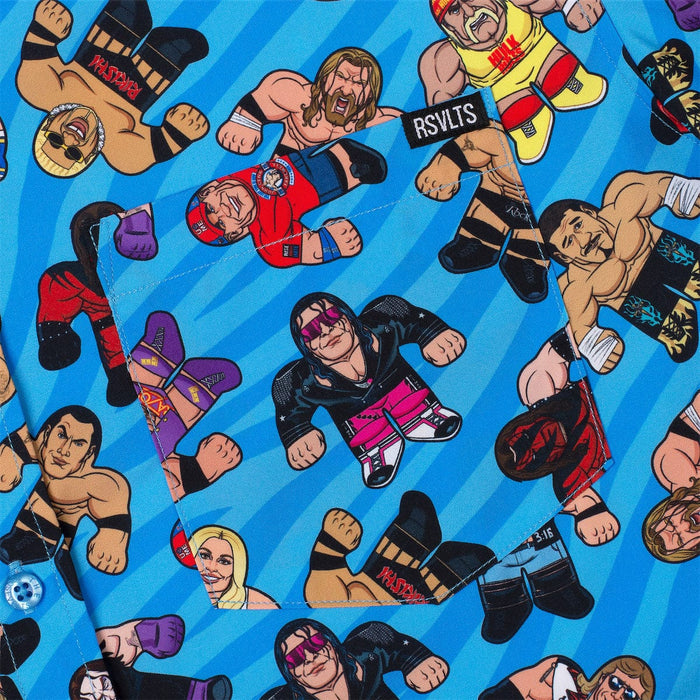 RSVLTS WWE WWE "Big Shots Legends" – KUNUFLEX Short Sleeve Shirt WWE "Big Shots Legends" – KUNUFLEX Short Sleeve Shirt