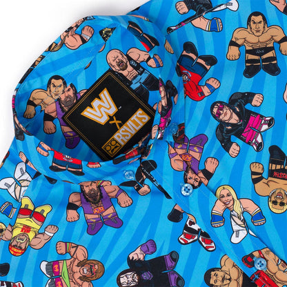 RSVLTS WWE WWE "Big Shots Legends" – KUNUFLEX Short Sleeve Shirt WWE "Big Shots Legends" – KUNUFLEX Short Sleeve Shirt
