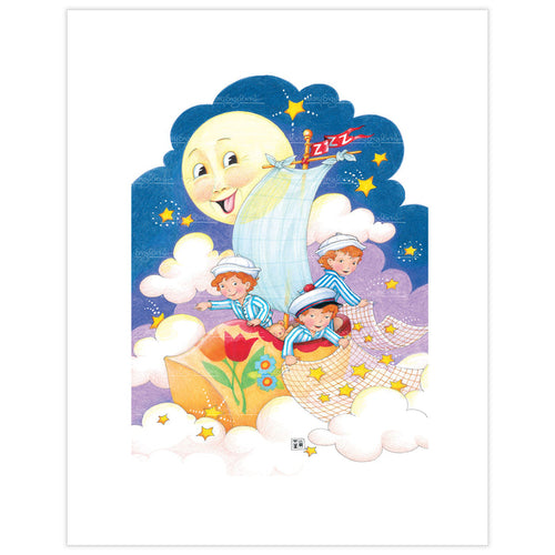 Wynken, Blynken and Nod Fine Art Print