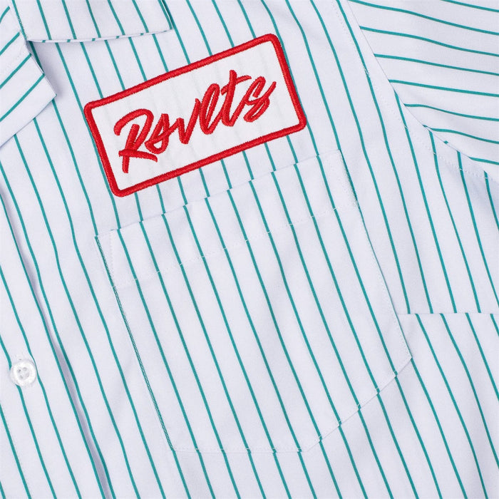 RSVLTS RSVLTS Women's Short Sleeve Shirt Y2K Retro Pack "Full Service" – Women's KUNUFLEX Work Short Sleeve Shirt Y2K Retro Pack "Full Service" – Women's KUNUFLEX Work Short Sleeve Shirt