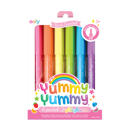 OOLY Yummy Yummy Scented Highlighters - Set of 6 packaging front