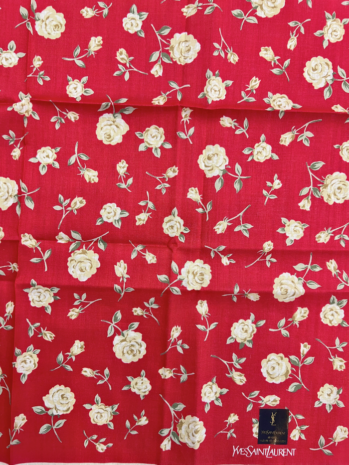 Yves Saint Laurent Cotton Handkerchief