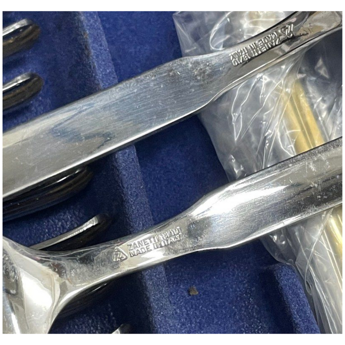 Zanetti 18/10 INOX Cutlery Set 75 pieces "Made in Italy"