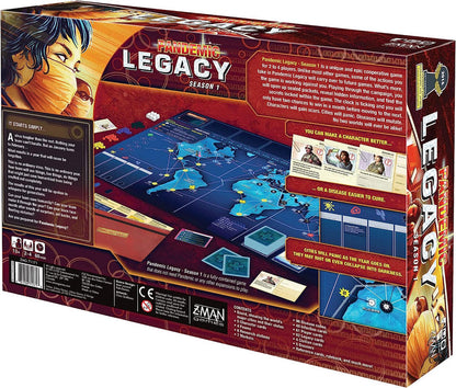 ZMan Pandemic Legacy Season 1 Red Edition Board Game